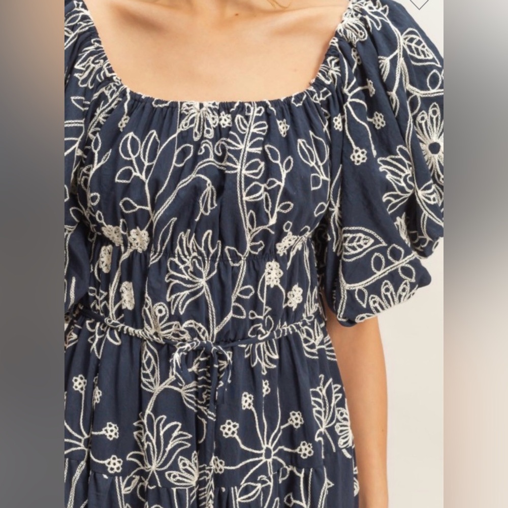 Floral Puff Sleeve Dress HYFVE - Picture 4 of 16